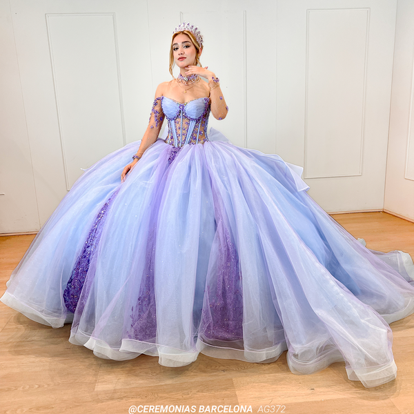 AG372 BABY BLUE LILA