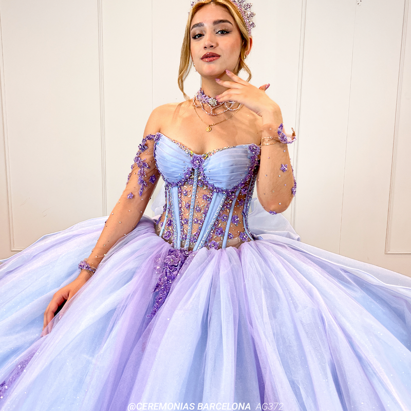 AG372 BABY BLUE LILA