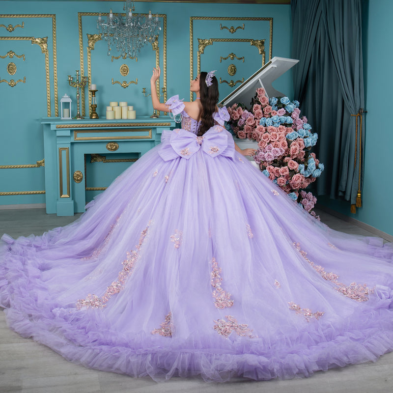 AG377 LILA VESTIDO XV
