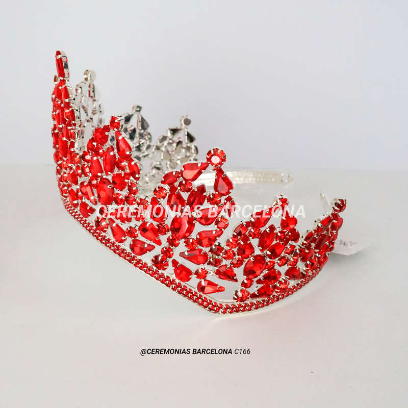 C166 rojo, contraste en plata